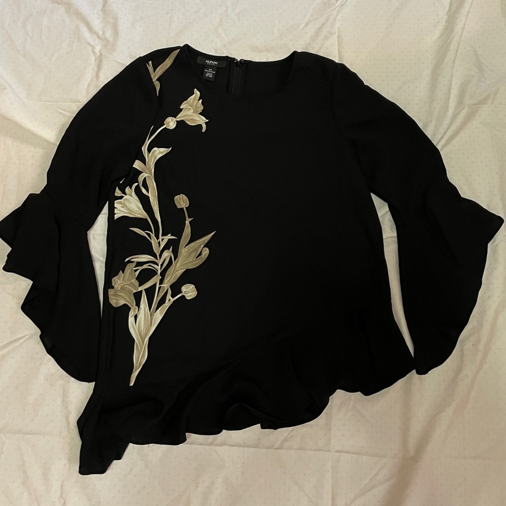 Alfani Petite Bell-Sleeve Blouse